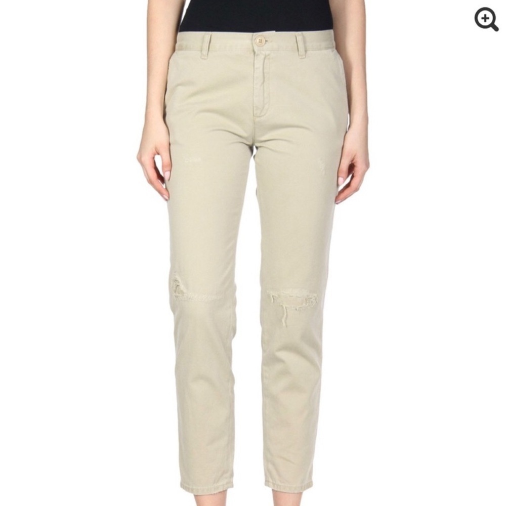 Saint Laurent Paris Size 29 Distressed Khaki pants